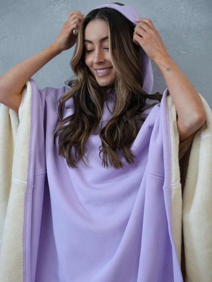 Överdimensionerad Komfort Avkoppling Pullover med Mjuk Fransk Frotté