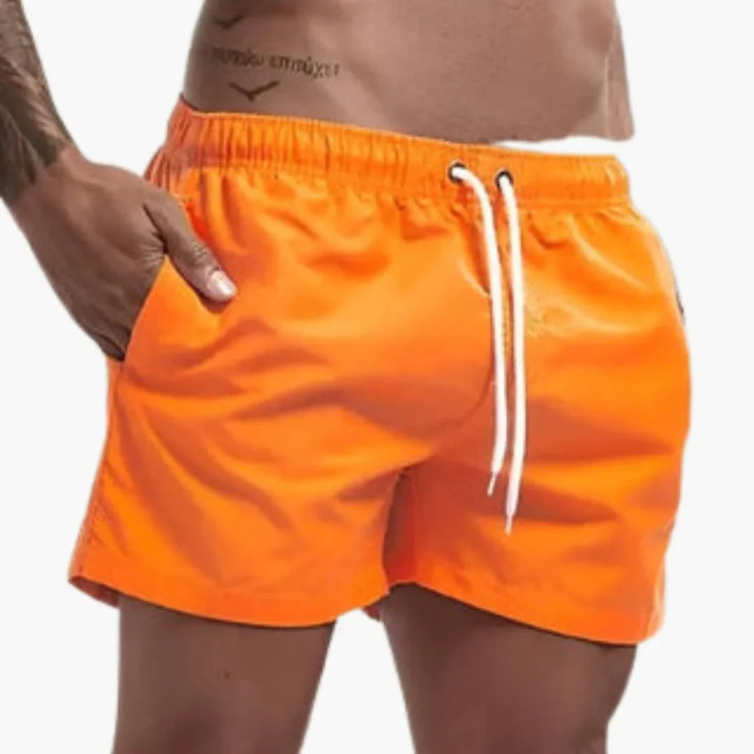 Herr Snabbtorkande Badshorts | 13 Färger Elastisk Midja
