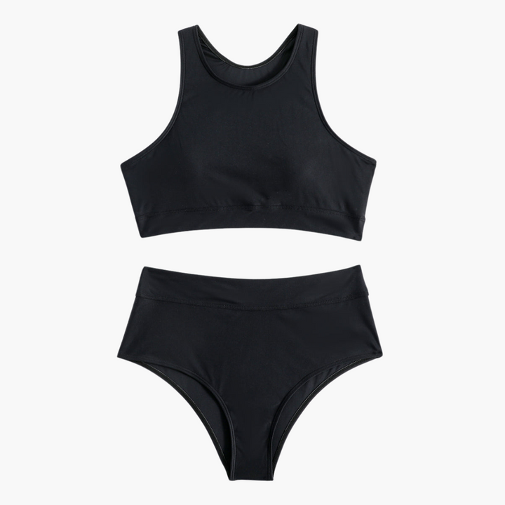 Dam Idrott Bikinisats | Bustier-Träningsbadkläder