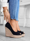 Azura | Dam Mocka Espadrille Kil Sandaler
