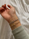 Hjärtberlock Armband | Kristallbåge Påstående Smycken