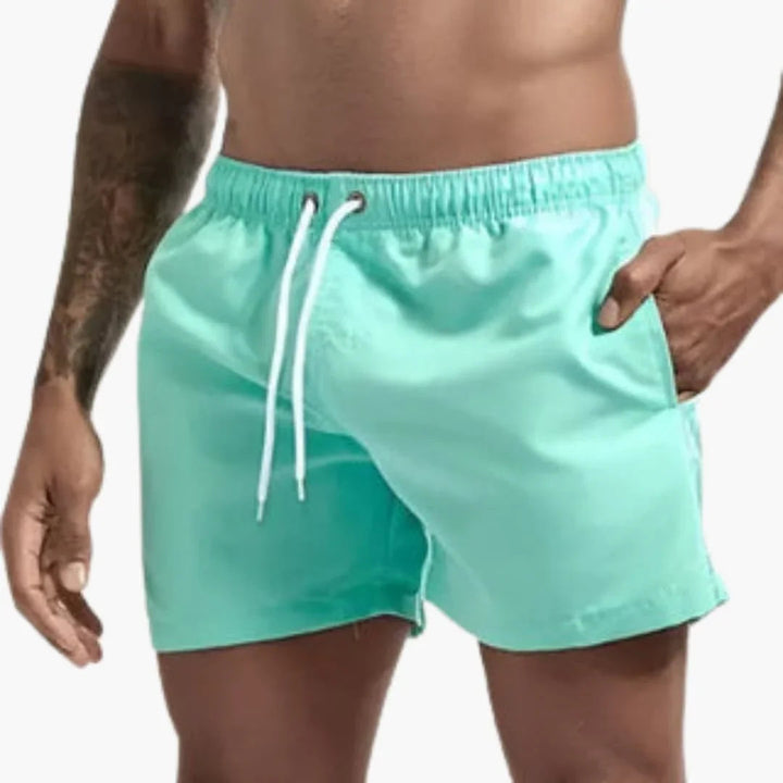 Herr Snabbtorkande Badshorts | 13 Färger Elastisk Midja