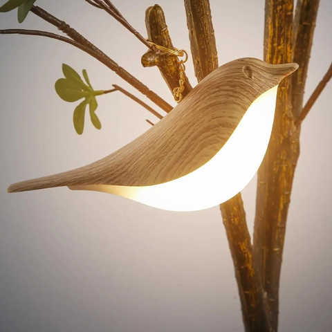 Beröring-Kontroll Fåglar LED-Lampa och Aromdiffusor
