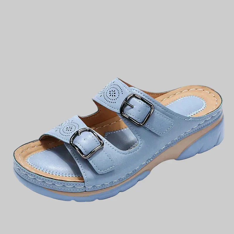 Dam Ortopediska Komfort Sandaler | Justerbart Ergonomiskt Stöd