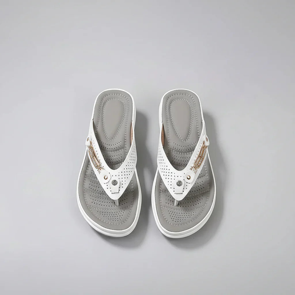 Dam Ortopediska Flip-Flop Tofflor | Promenadsandaler Med Mjuk Sula