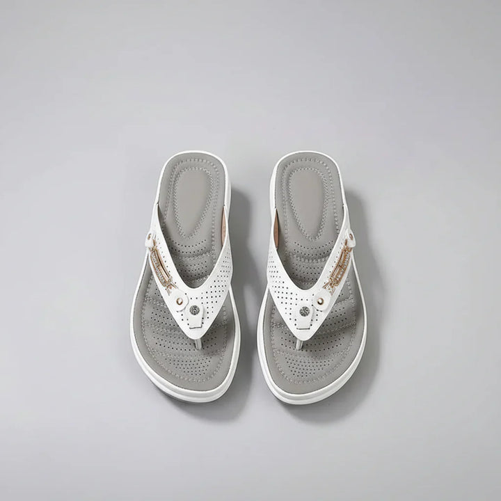 Dam Ortopediska Flip-Flop Tofflor | Promenadsandaler Med Mjuk Sula