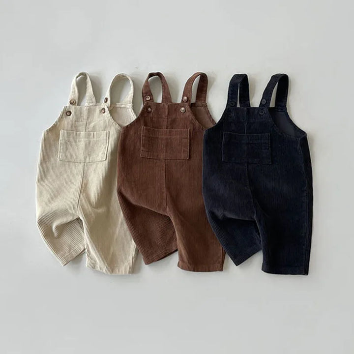 Barn Bomullsblandning Overall | Justerbar Rem Lekslitage