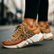 Dam Leopardmönster Sticka Sneakers