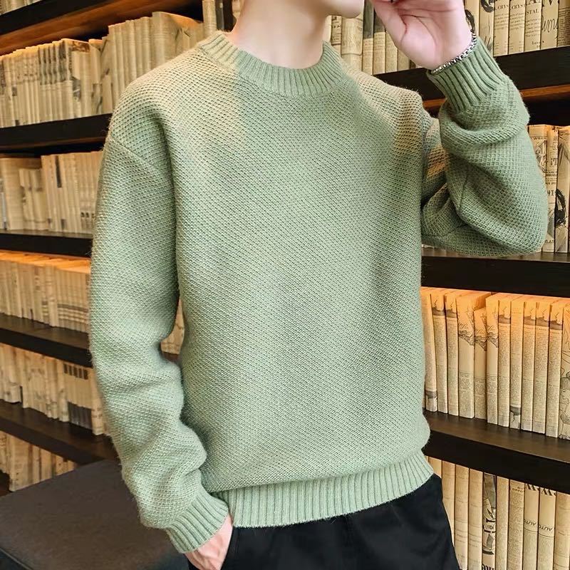 Herr Lös Passform Pullover | Ledig Sticka Tröja