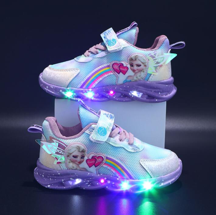 Tjejer Glittra LED Gymnastikskor