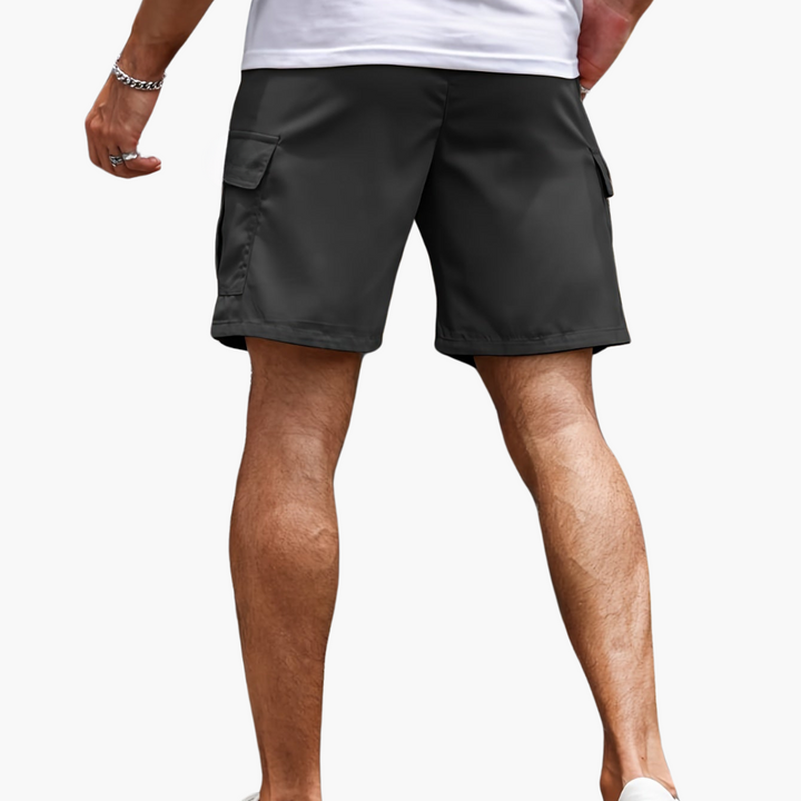Herr Cargoshorts | Avslappnad Flera Fickor Arbetsshorts