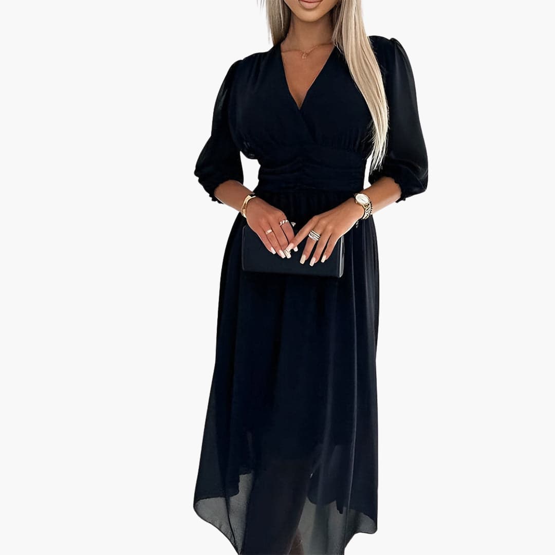 Dam Chiffong Sommarklänning | Lättviktig Eleganta Klänning