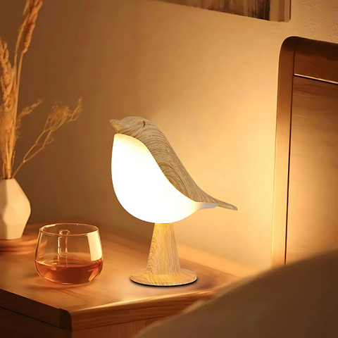 Beröring-Kontroll Fåglar LED-Lampa och Aromdiffusor