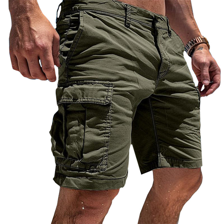 Herr Cargoshorts | Avslappnade Flera Fickor Verktygsshorts
