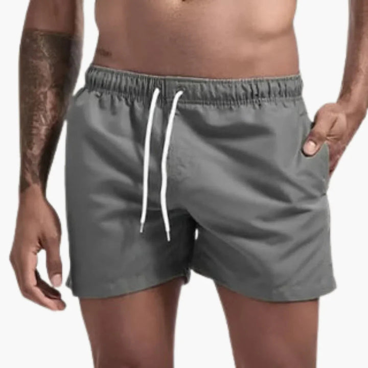 Herr Snabbtorkande Badshorts | 13 Färger Elastisk Midja