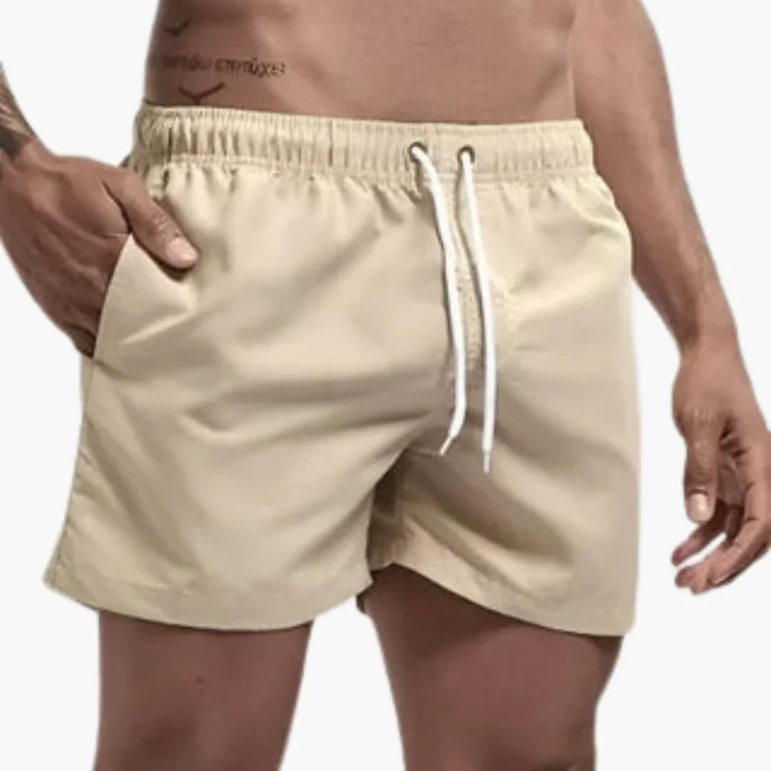 Herr Snabbtorkande Badshorts | 13 Färger Elastisk Midja