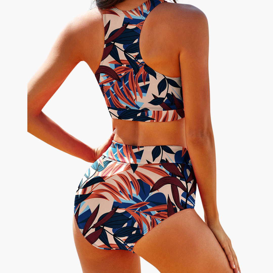 Dam Idrott Bikinisats | Bustier-Träningsbadkläder