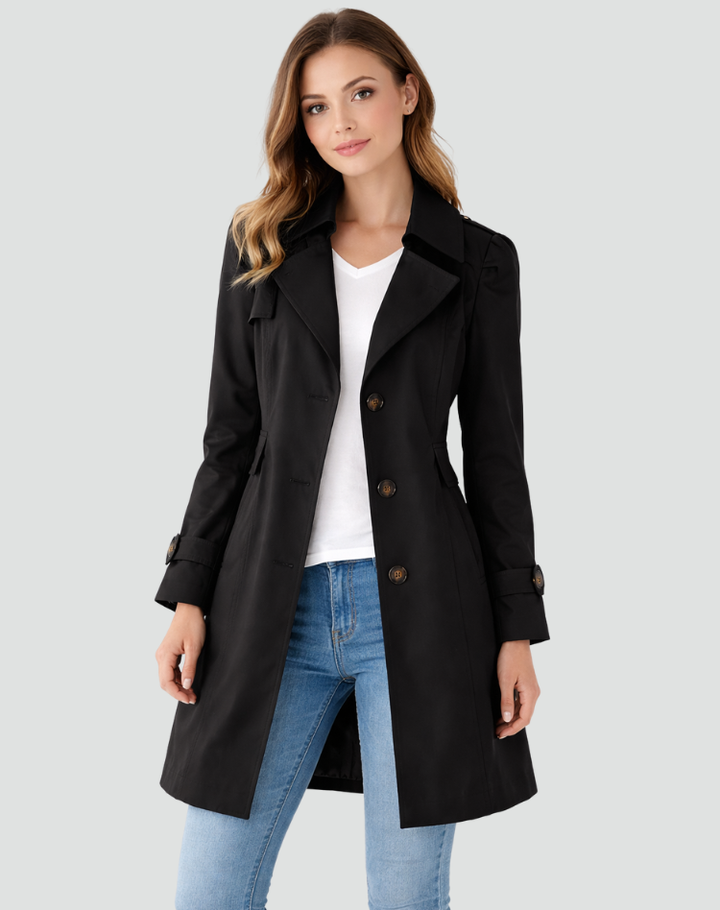Dam Smal Passform Tränchcoat | Sommarstil