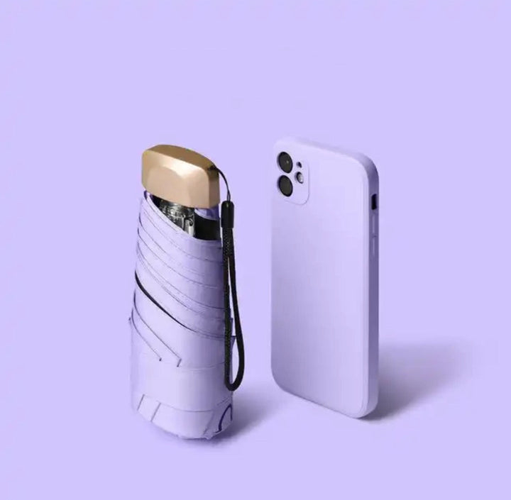 Ultrakompakt Miniparaply | Vindtät UV-Skyddande Utformning