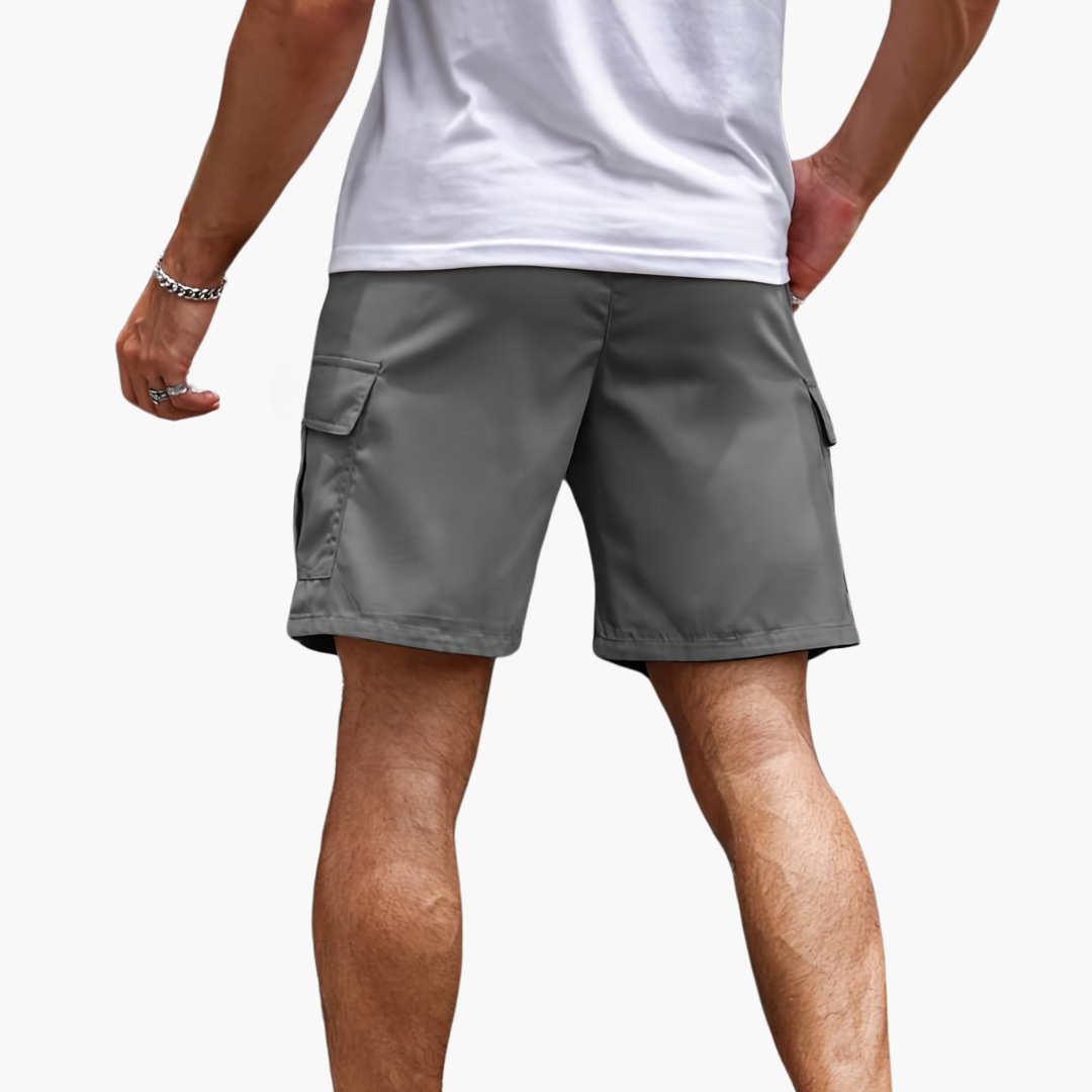 Herr Cargoshorts | Avslappnad Flera Fickor Arbetsshorts