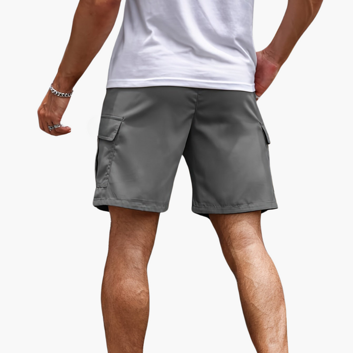 Herr Cargoshorts | Avslappnad Flera Fickor Arbetsshorts
