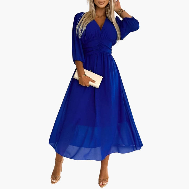 Dam Chiffong Sommarklänning | Lättviktig Eleganta Klänning