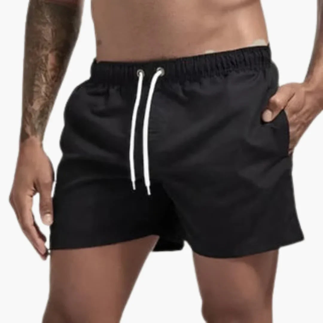 Herr Snabbtorkande Badshorts | 13 Färger Elastisk Midja