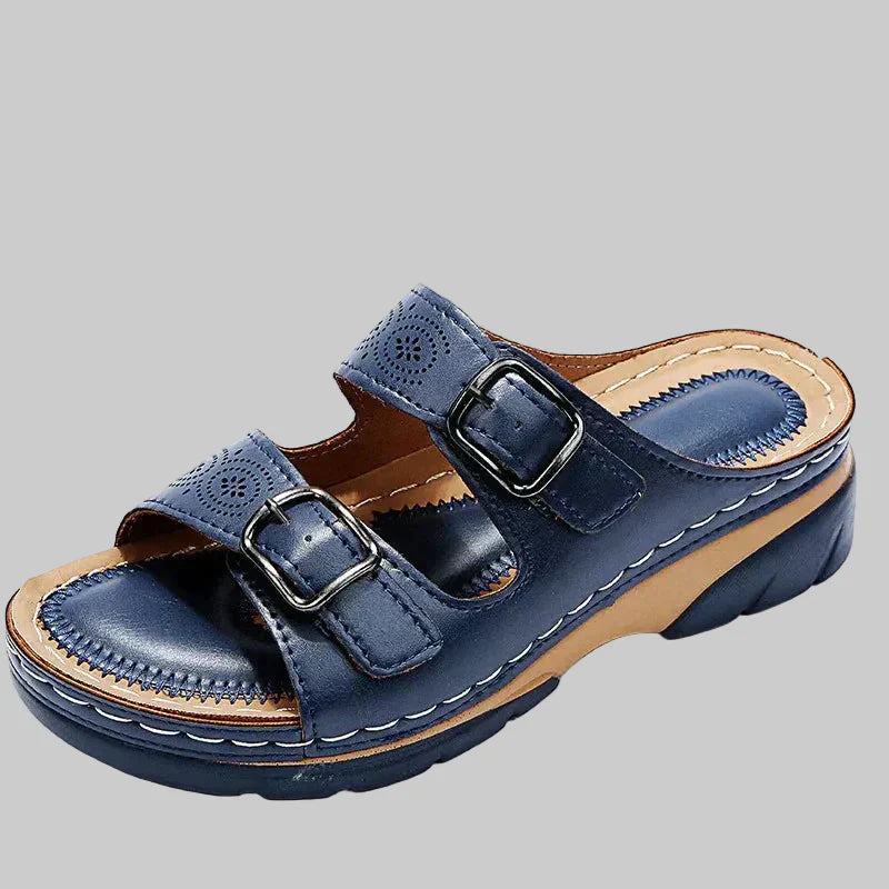Dam Ortopediska Komfort Sandaler | Justerbart Ergonomiskt Stöd