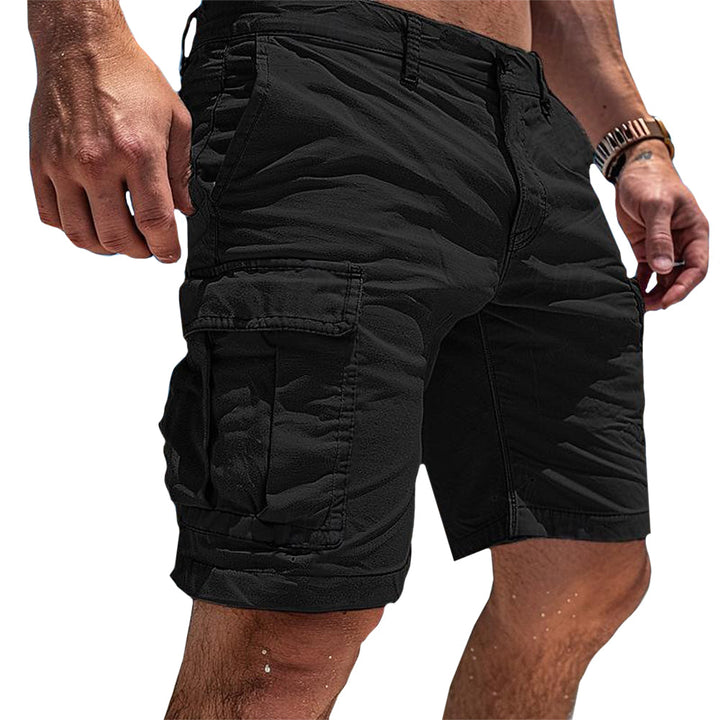 Herr Cargoshorts | Avslappnade Flera Fickor Verktygsshorts