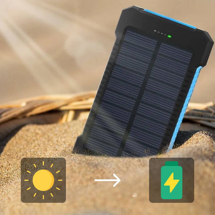 Sol Powerbank 50000mAh | Vattentät Utomhusladdare