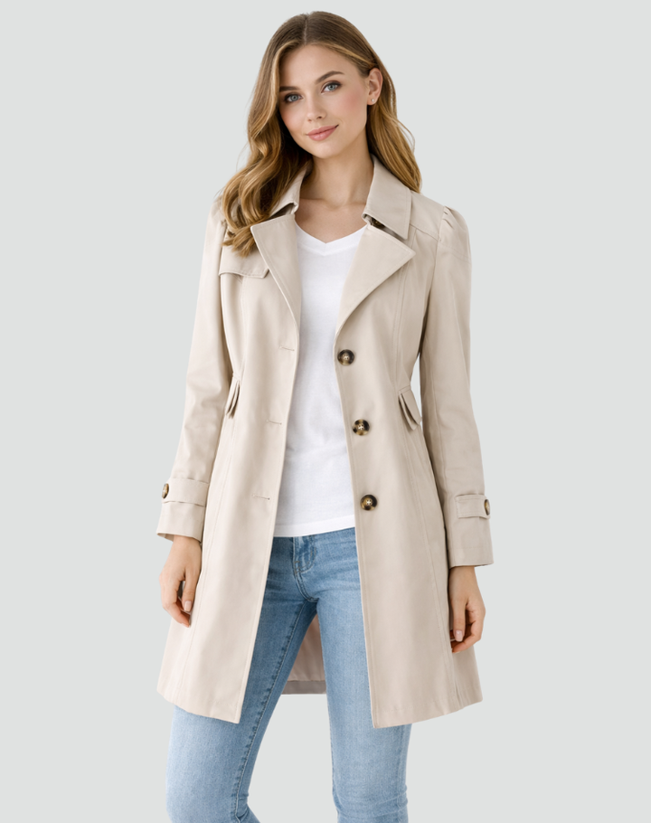 Dam Smal Passform Tränchcoat | Sommarstil