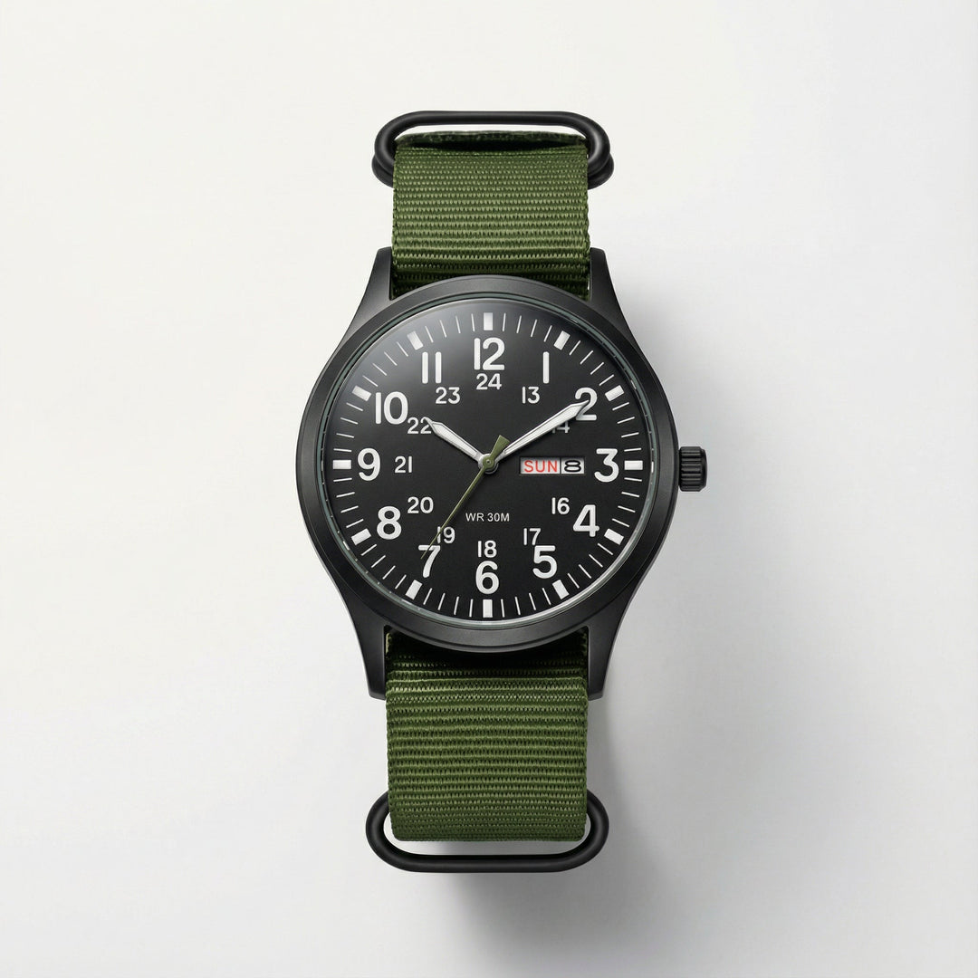Herr Utomhusklocka | Rostfritt Stål Safirglas Utformning