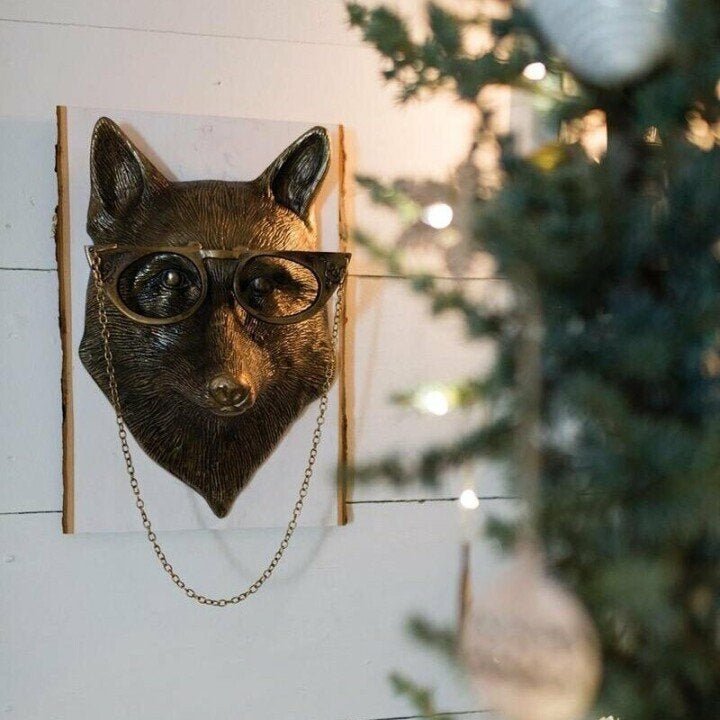 WallCritters Djurhuvuden Väggdekor | Handmålad Harts Utformning