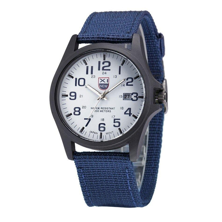 Herr Taktisk Militärklocka | Robust Utomhus Sportdesign