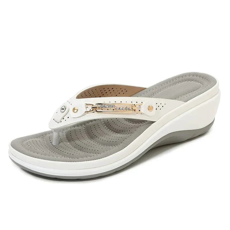 Dam Ortopediska Flip-Flop Tofflor | Promenadsandaler Med Mjuk Sula