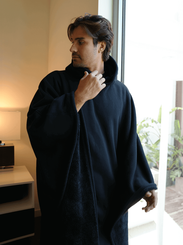 Överdimensionerad Komfort Avkoppling Pullover med Mjuk Fransk Frotté