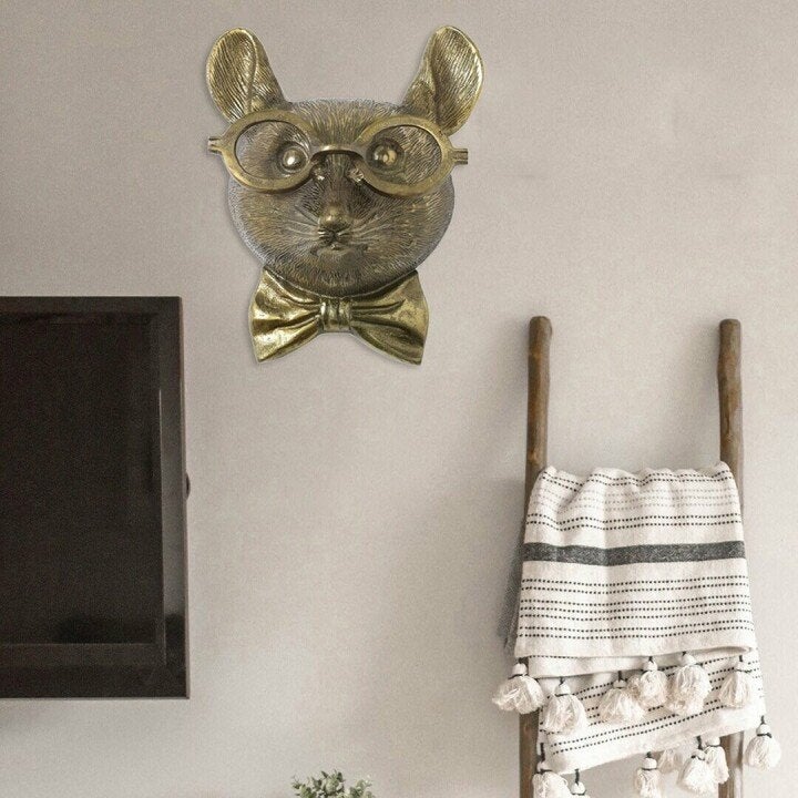 WallCritters Djurhuvuden Väggdekor | Handmålad Harts Utformning