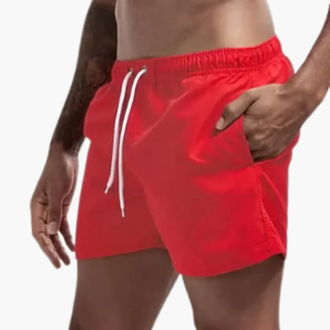 Herr Snabbtorkande Badshorts | 13 Färger Elastisk Midja