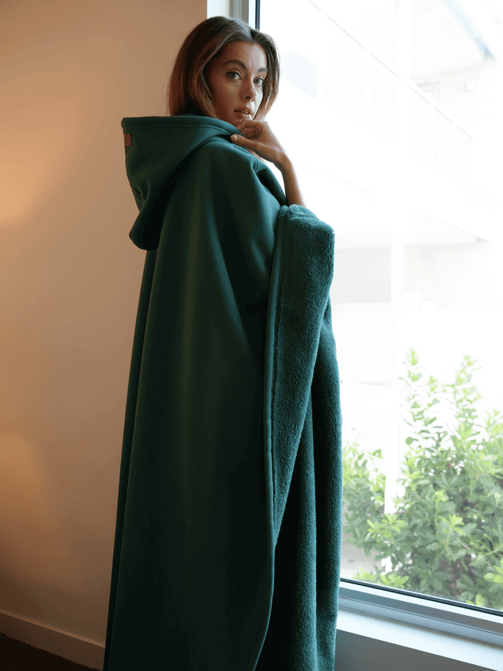 Överdimensionerad Komfort Avkoppling Pullover med Mjuk Fransk Frotté