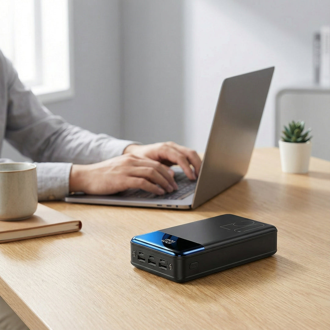 100,000mAh Powerbank | Snabbladdning Resebatteri
