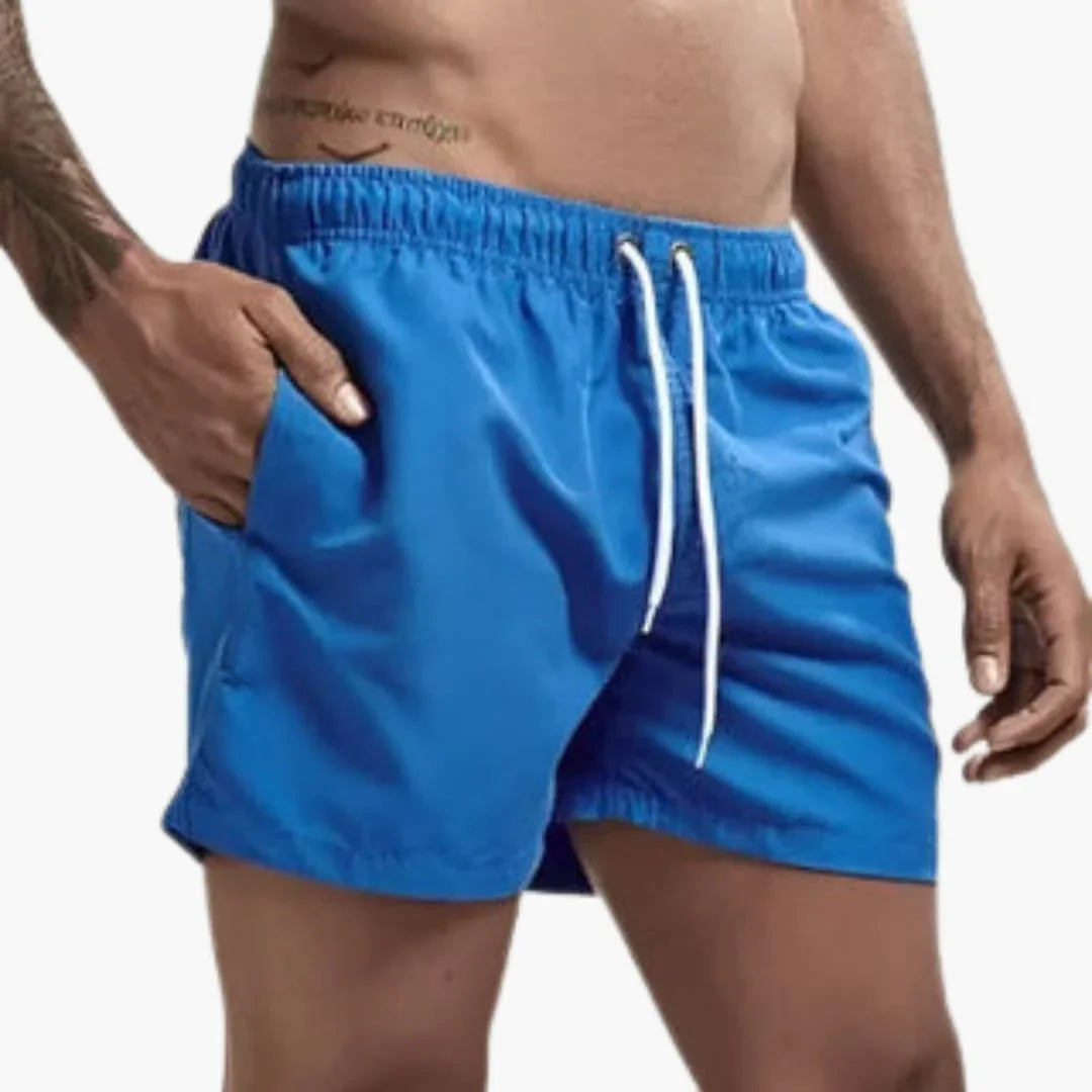 Herr Snabbtorkande Badshorts | 13 Färger Elastisk Midja