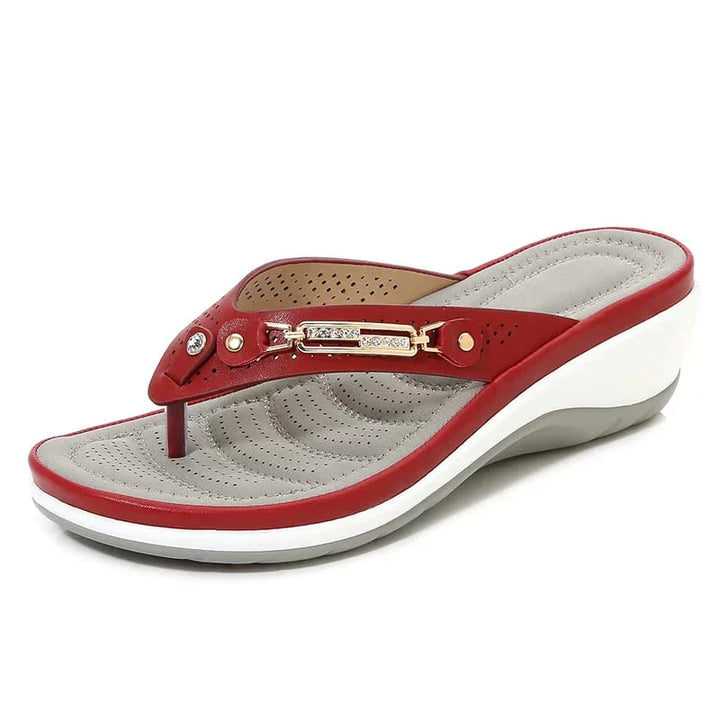 Dam Ortopediska Flip-Flop Tofflor | Promenadsandaler Med Mjuk Sula