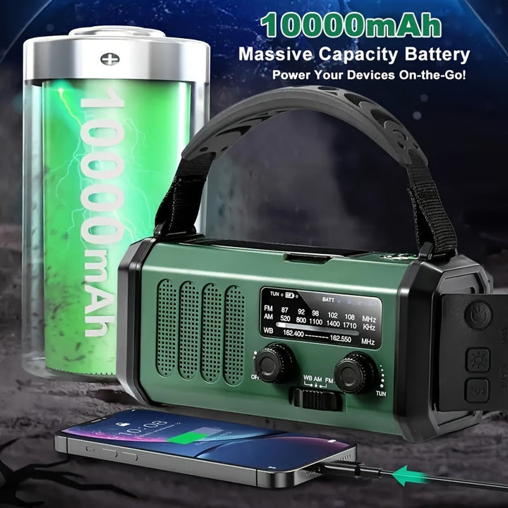 Solcell Handvev Nödradio