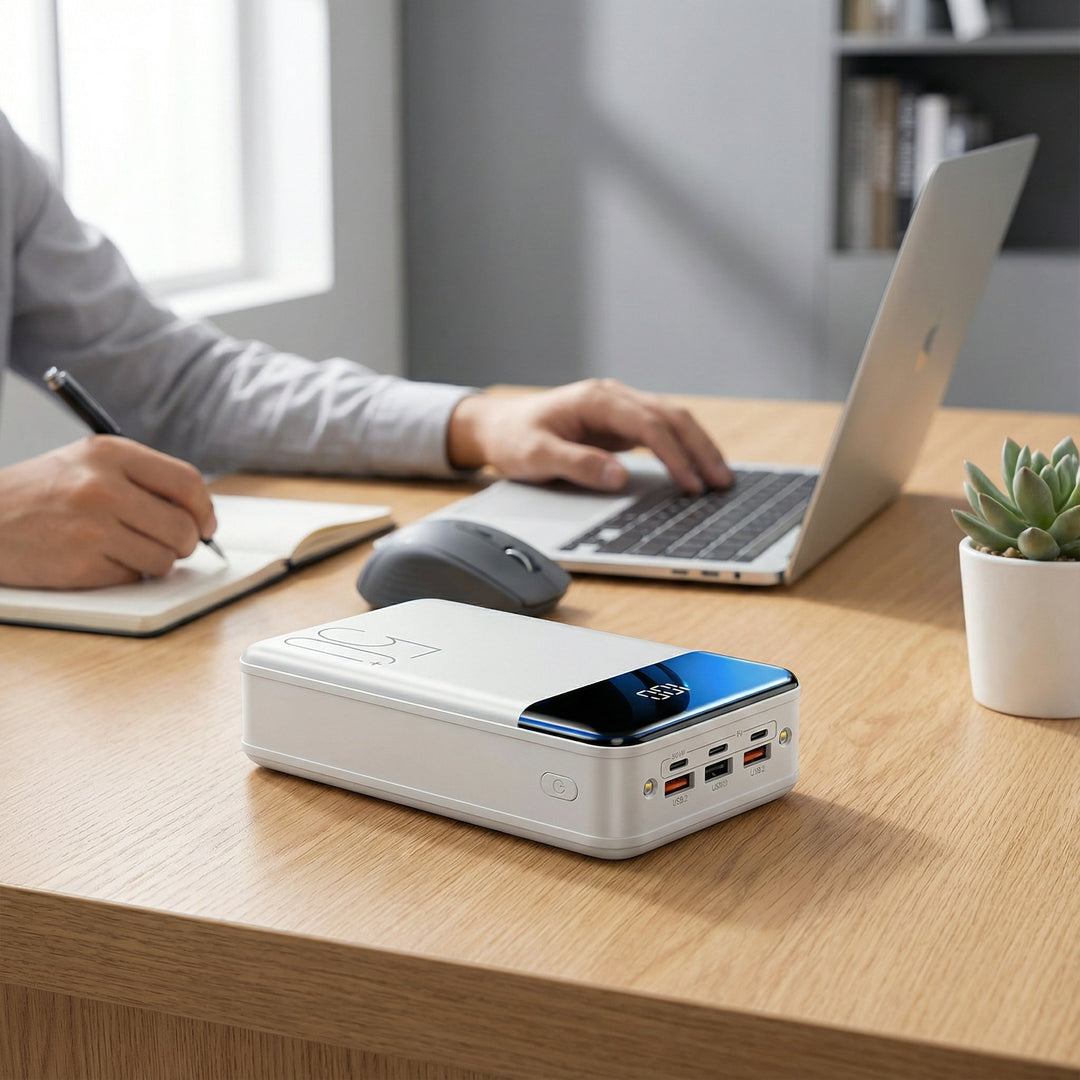 100,000mAh Powerbank | Snabbladdning Resebatteri