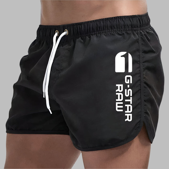 Herr Snabbt-Torr Badshorts | Lättviktig Strandstil