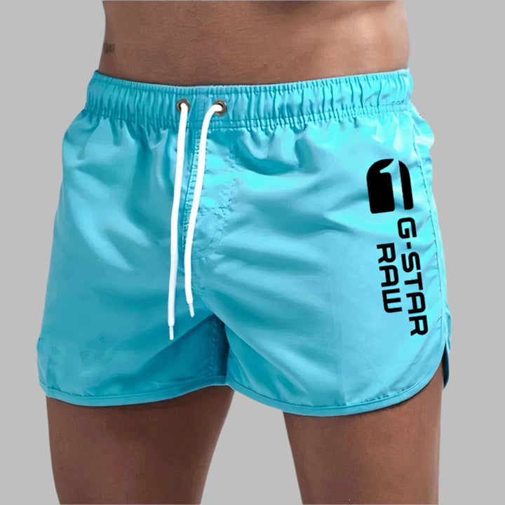 Herr Snabbt-Torr Badshorts | Lättviktig Strandstil