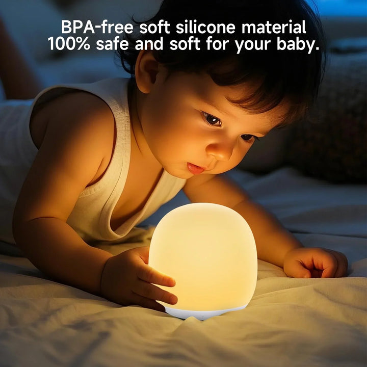 Bebis Nattlampa För Matning | BPA-Fri Silikon Ögonvänlig Lampa