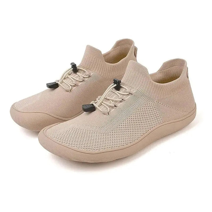 Unisex Sticka Barfotaskor | Växla Snörning Bred Tålåda