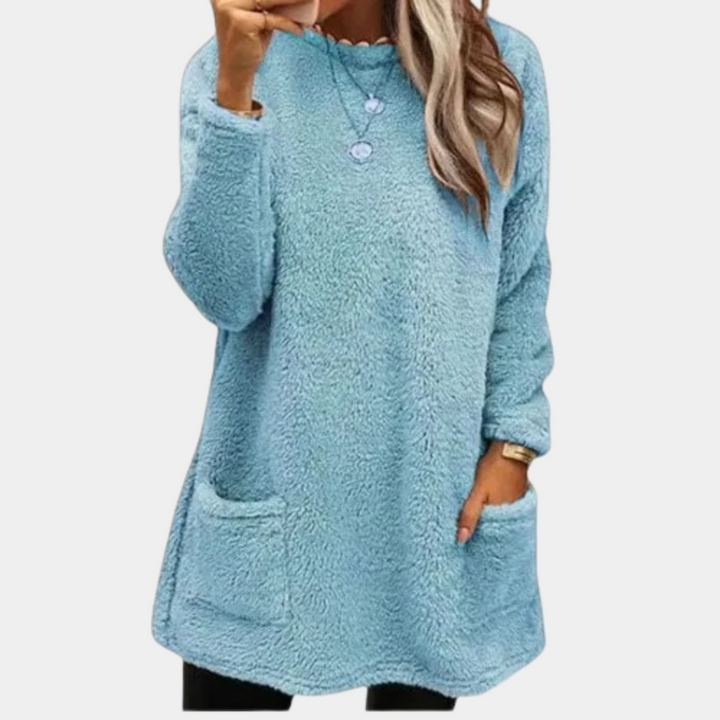 Maya | Mysig Mjuk Lång Tröja