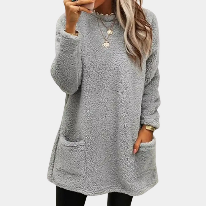 Maya | Mysig Mjuk Lång Tröja